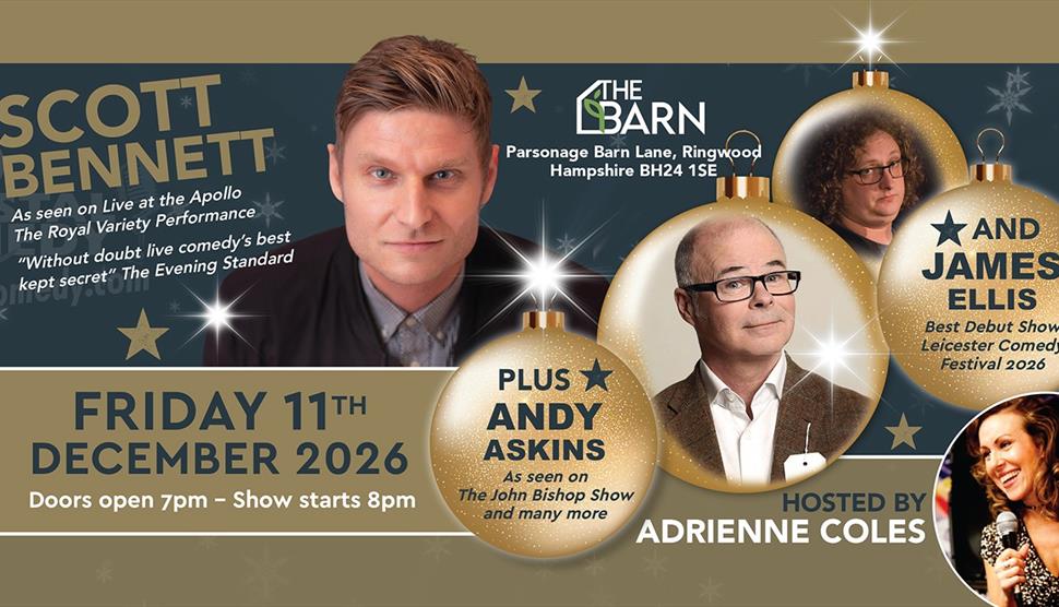The Coastal Comedy Christmas Special with Scott Bennett at The Barn