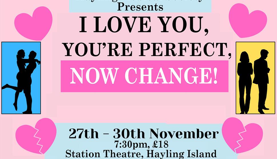 Poster for "I love you, you're perfect, now change"