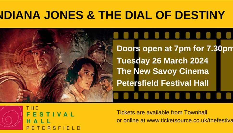Indiana Jones & The Dial Of Destiny (12) at Petersfield Festival Hall
