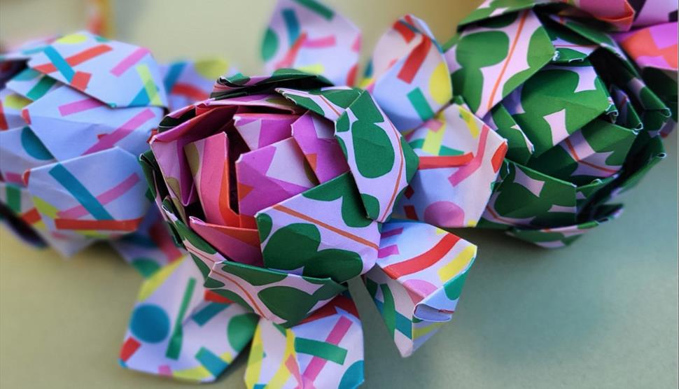Origami Flower Crown