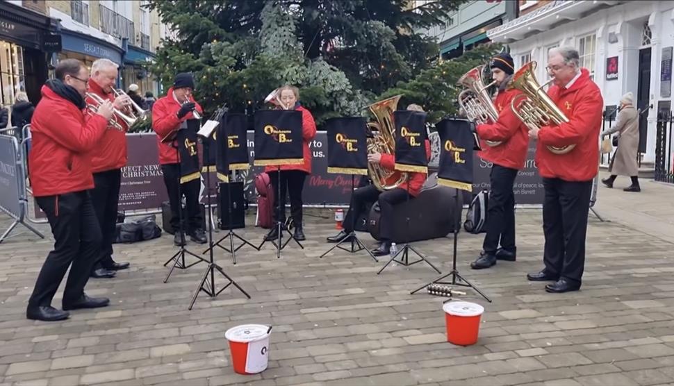 Christmas Carols - Otterbourne Brass live at Steam Town Brew Co
