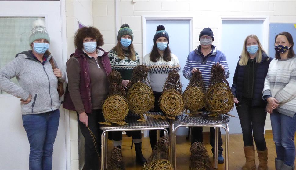 Willow Penguin Weaving Workshop at Burley Village Hall