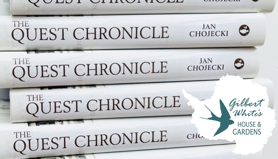 Antarctic Talks 2023: The Quest Chronicle – The Story of the Shackleton-Rowett Expedition - stack of books