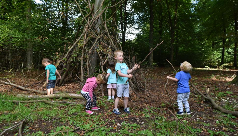 'We're going on an egg hunt' Story Trail at Royal Victoria Country Park