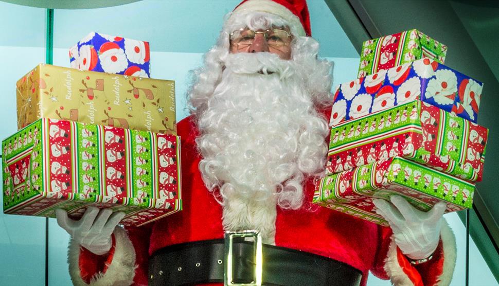 Father Christmas at the Spinnaker Tower