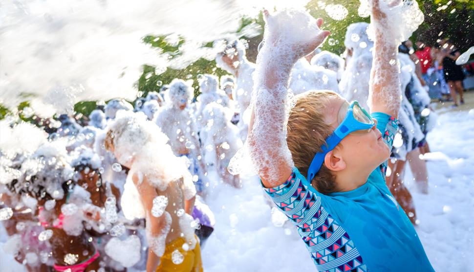 Family Foam Party at Mill Rythe Holiday Village