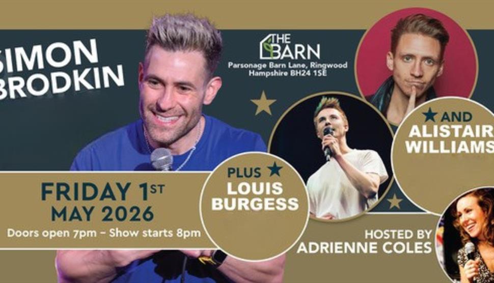 The Coastal Comedy Show with Simon Brodkin at The Barn