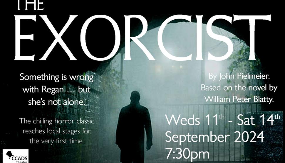 The Exorcist: A figure is silhouetted in a darkened archway.