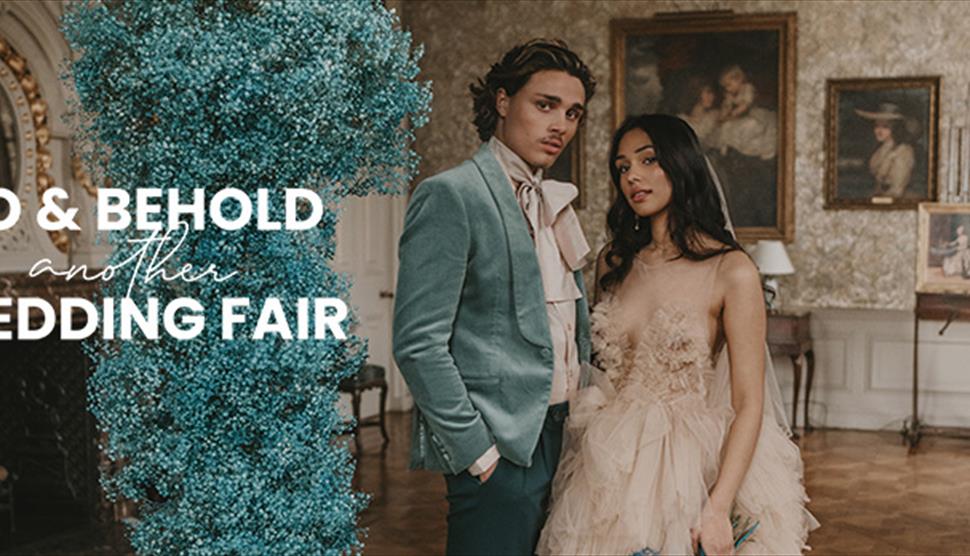 A Bride & Groom embrace in a decadent room at Stansted House