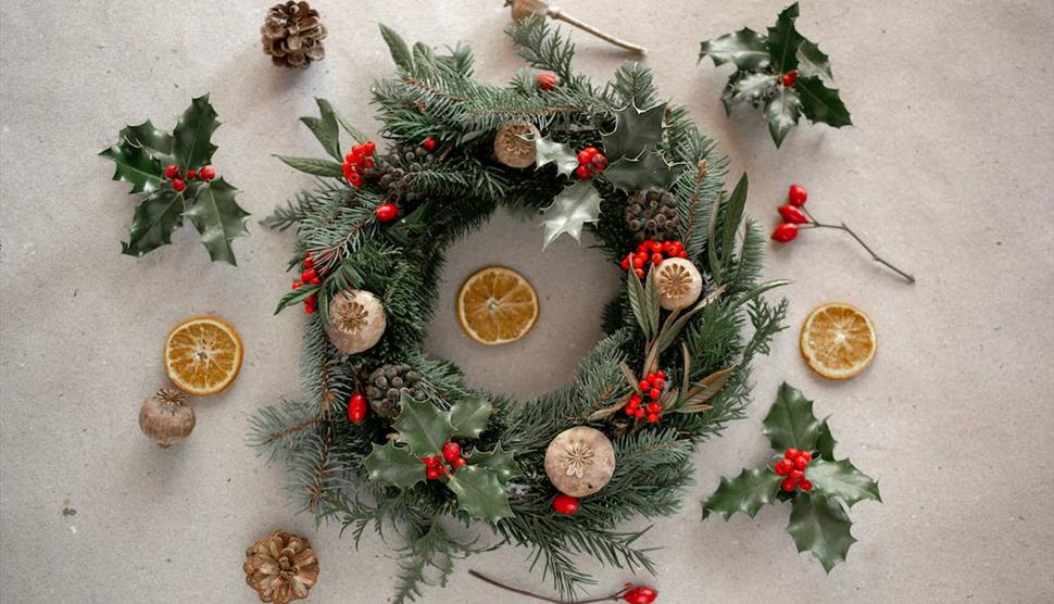 Wreath Making at St Barbe Museum