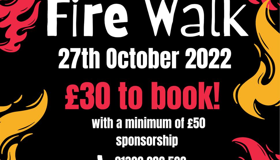 Fire Walk at the Rainbow Centre Fareham