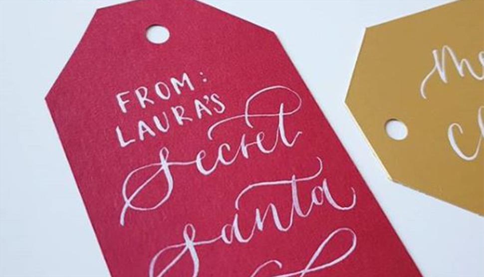 Christmas Modern Calligraphy Workshop for Beginners at The Mill House Pub