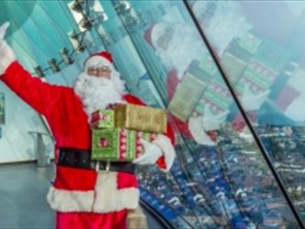 Father Christmas at the Spinnaker Tower