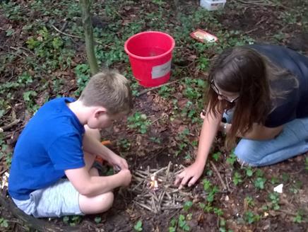 Bushcraft Day at Gilbert Whites House