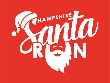 The Hampshire Santa Run at Thruxton Race Circuit