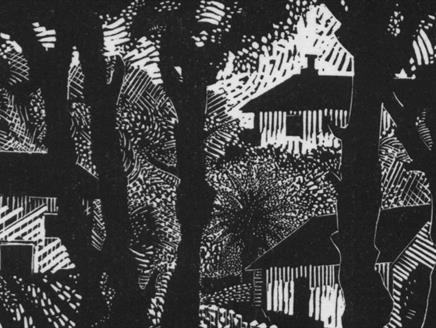 Wood Engraving Prints by Kate Dicker and her Master Class at Gilbert White's House and Gardens