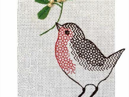 Christmas Robin Embroidery Workshop at Sir Harold Hillier Gardens