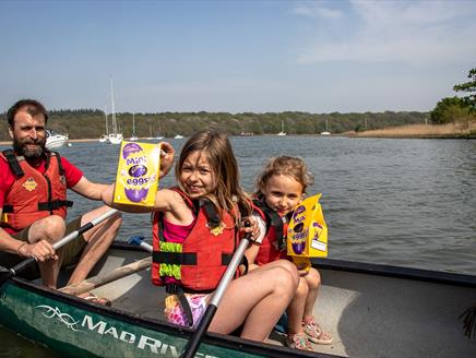 Canoe Easter Egg Hunt with New Forest Activities
