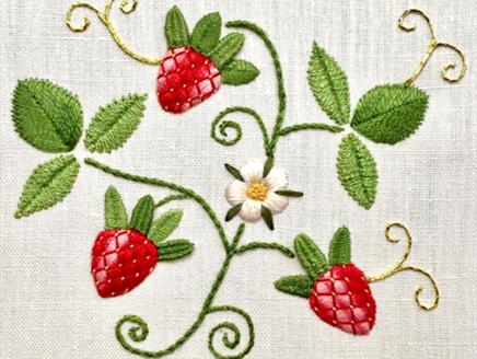 Ripening Strawberries Needlework Workshop at Sir Harold Hillier Gardens