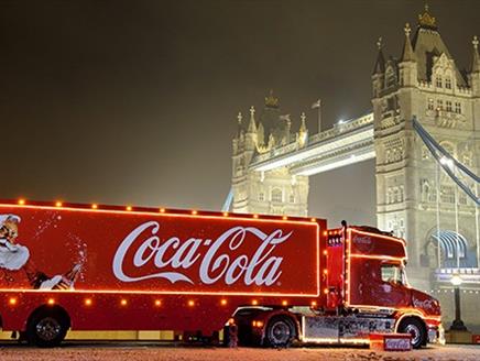 Coca-Cola truck at Southampton