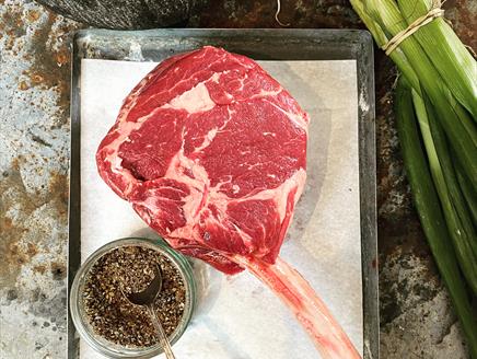 Barbequing with Weber - Steak at Lainston House