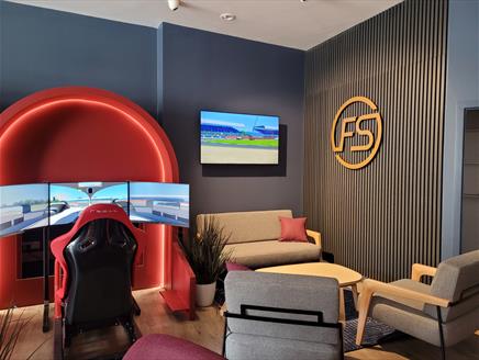 Full Send Racing Lounge