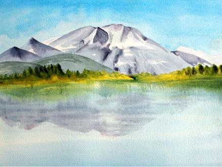 Water and Reflections in Watercolour at Sir Harold Hillier Gardens