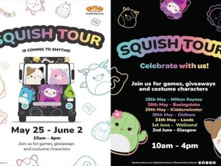 Half-term Squishmallows Squish Tour at Smyths Toys Basingstoke