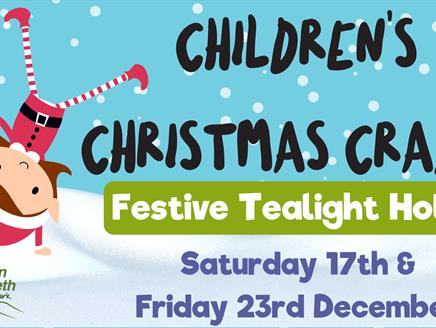 Children's Christmas Craft - Ceramic Tealight Holder