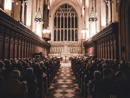 Christmas Carol Service at Winchester College Chapel