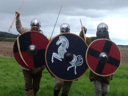 Viking reenactors at Butser.