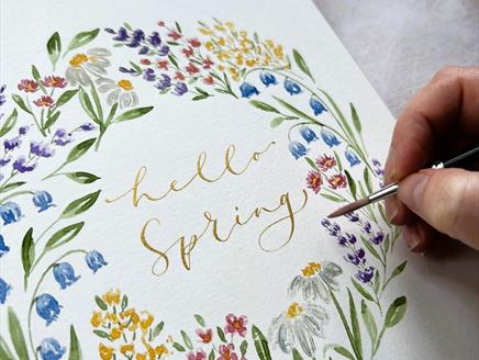 Spring Calligraphy Workshop at Orange Grove Hotel & Gardens