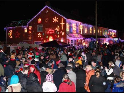 Byron Road, Barton on Sea Christmas Light Switch On