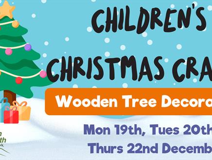 Children's Christmas Craft - Wooden Tree Decorations