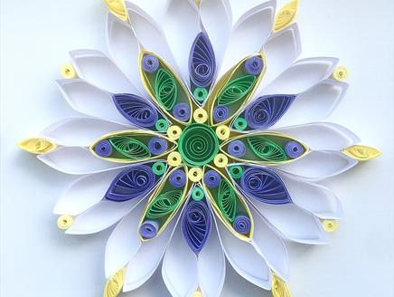 Quilled Mandalas at Sir Harold Hillier Gardens