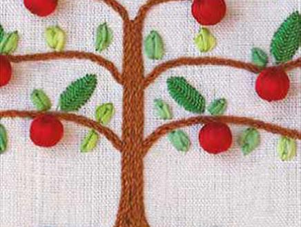 Embroidery Workshop: Espalier Apple Treeat Sir Harold Hillier Gardens