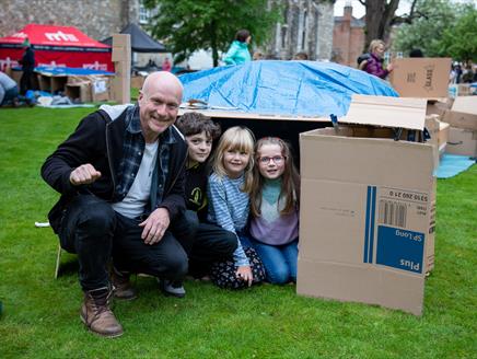 Trinity's Big Sleep Out at Winchester College