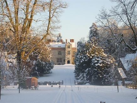 Chawton House Library in the Snow