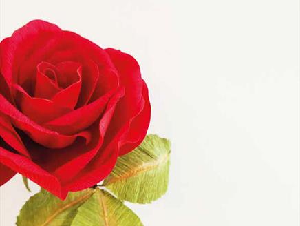 Make Your Own Paper Christmas Rose