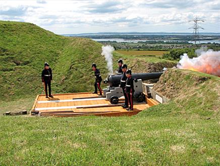 The blast of the Victorian big guns