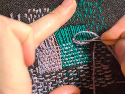 Darning Workshop at Whitchurch Silk Mill