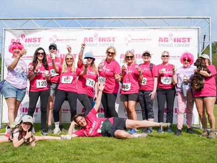 Breast Walk Ever Hampshire at Hursley Park