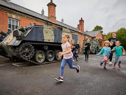 Tank at the Aldershot Military Museum