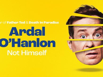 Poster for Ardal O'Hanlon's latest tour.