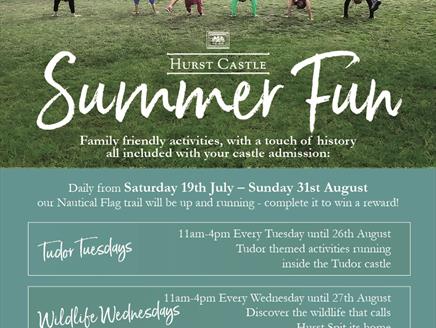 Summer fun at Hurst Castle