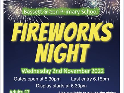 Bassett Green Primary School Fireworks Evening