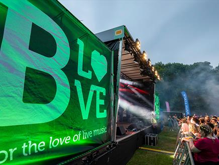 B LOVE at Basingstoke War Memorial Park