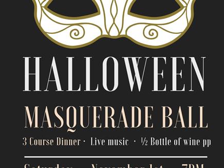 Halloween Masquerade ball at Meon Valley Hotel, Golf & Country Club