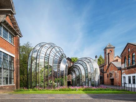 Exterior of Bombay Sapphire Distillery