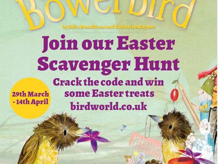 The Bowerbird Easter Scavenger Hunt at Birdworld